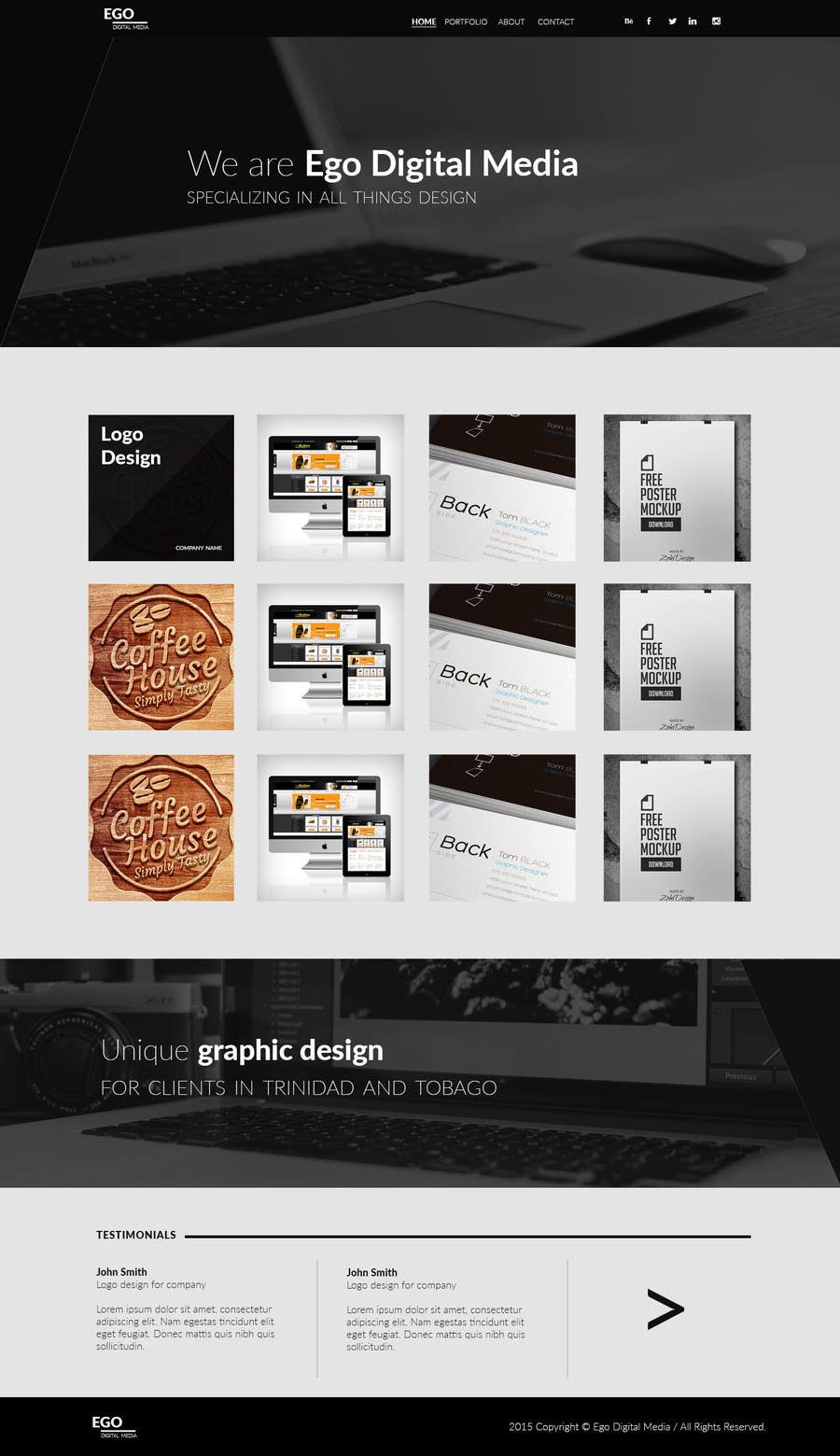 Penyertaan Peraduan #20 untuk                                                 Design a Website Mockup for Graphics website
                                            
