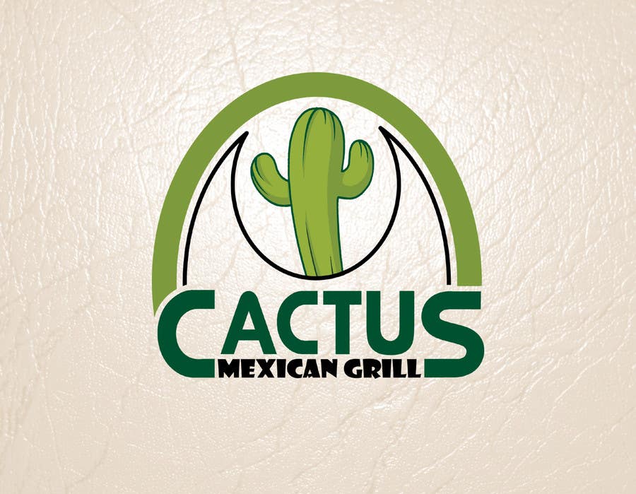 Penyertaan Peraduan #144 untuk                                                 LOGO design for "Cactus" a fast food Mexican  grill !
                                            