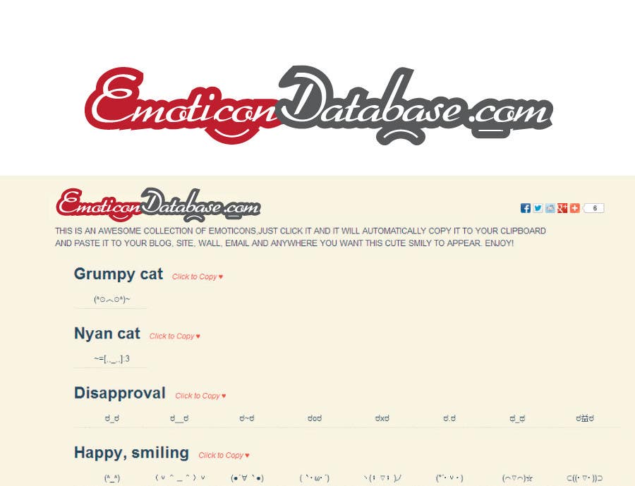 Bài tham dự cuộc thi #17 cho                                                 Design a Logo for EmoticonDatabase
                                            