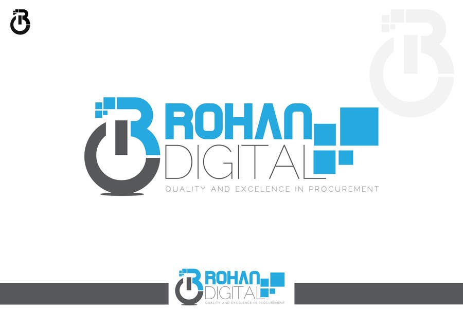 Bài tham dự cuộc thi #137 cho                                                 Design a Logo for a company - Rohan Digital
                                            