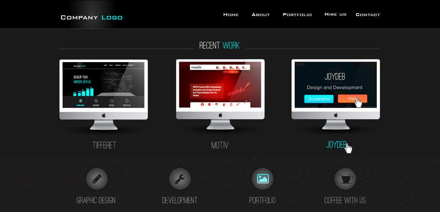 Konkurrenceindlæg #20 for                                                 Design a Website Mockup for a Web-Design Agency
                                            
