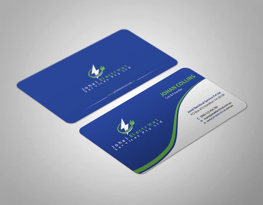 Bài tham dự cuộc thi #24 cho                                                 Design some Business Cards for Johal Electrical Services Pty Ltd.
                                            