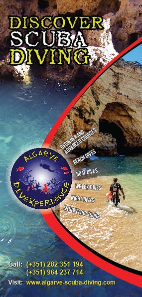 Penyertaan Peraduan #10 untuk                                                 Design leaflet, a-board and advertisement for Dive Centre
                                            