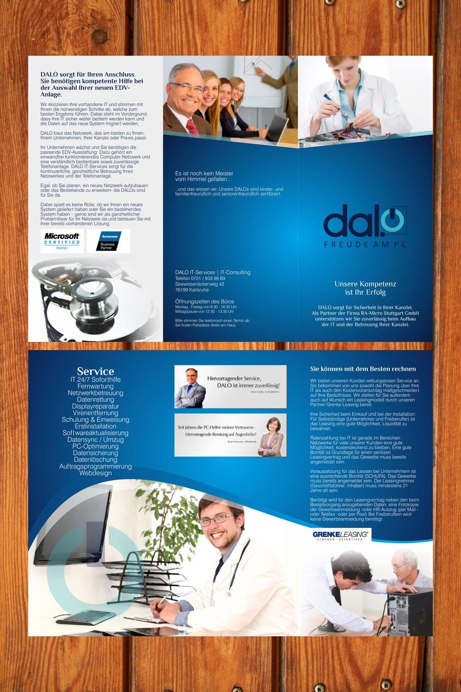 Kilpailutyö #19 kilpailussa                                                 CREATIVE DESIGN of brochure for DALO
                                            