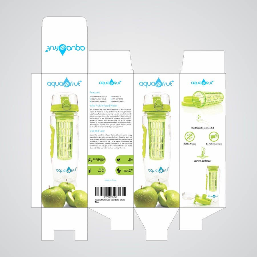 Create A Packaging Box For A Water Bottle Freelancer