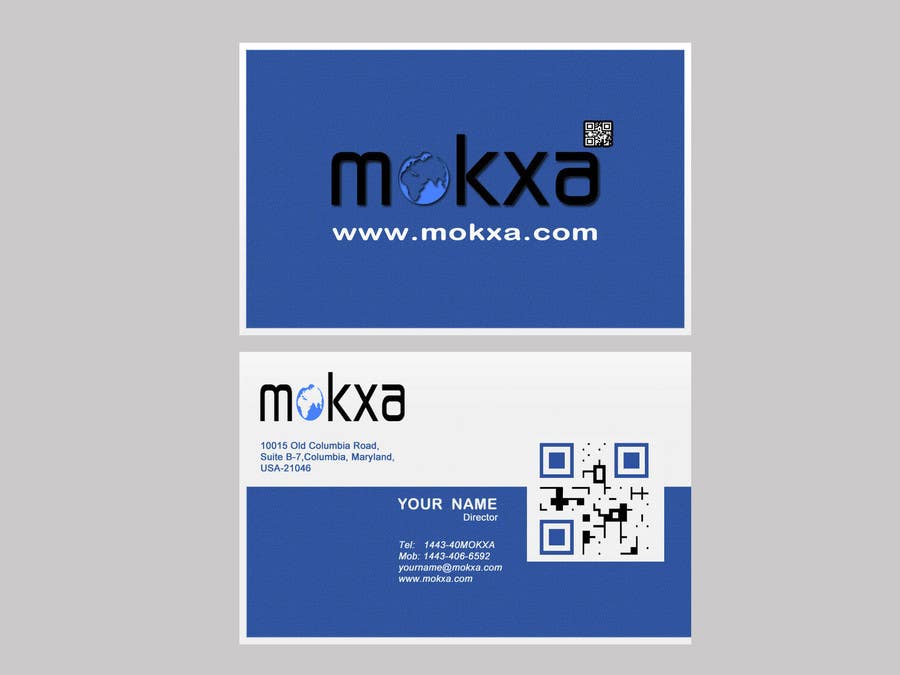Inscrição nº 21 do Concurso para                                                 Design some Business Cards for Mokxa Technologies LLC
                                            
