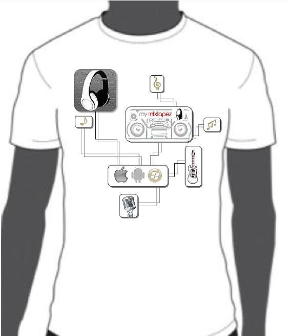 Natečajni vnos #60 za                                                 Design a T-Shirt for My mixtapez
                                            