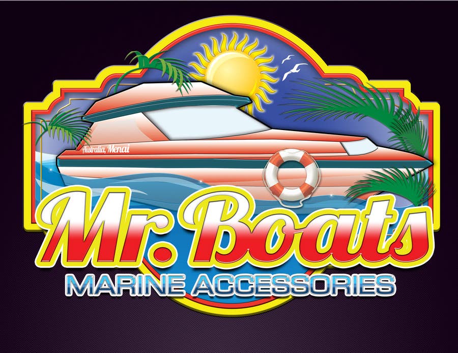Participación en el concurso Nro.280 para                                                 Logo Design for mr boats marine accessories
                                            