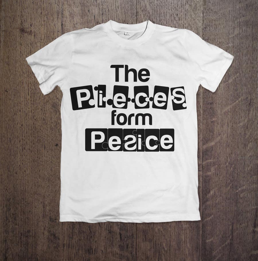 Penyertaan Peraduan #19 untuk                                                 puzzle words T-shirt design
                                            
