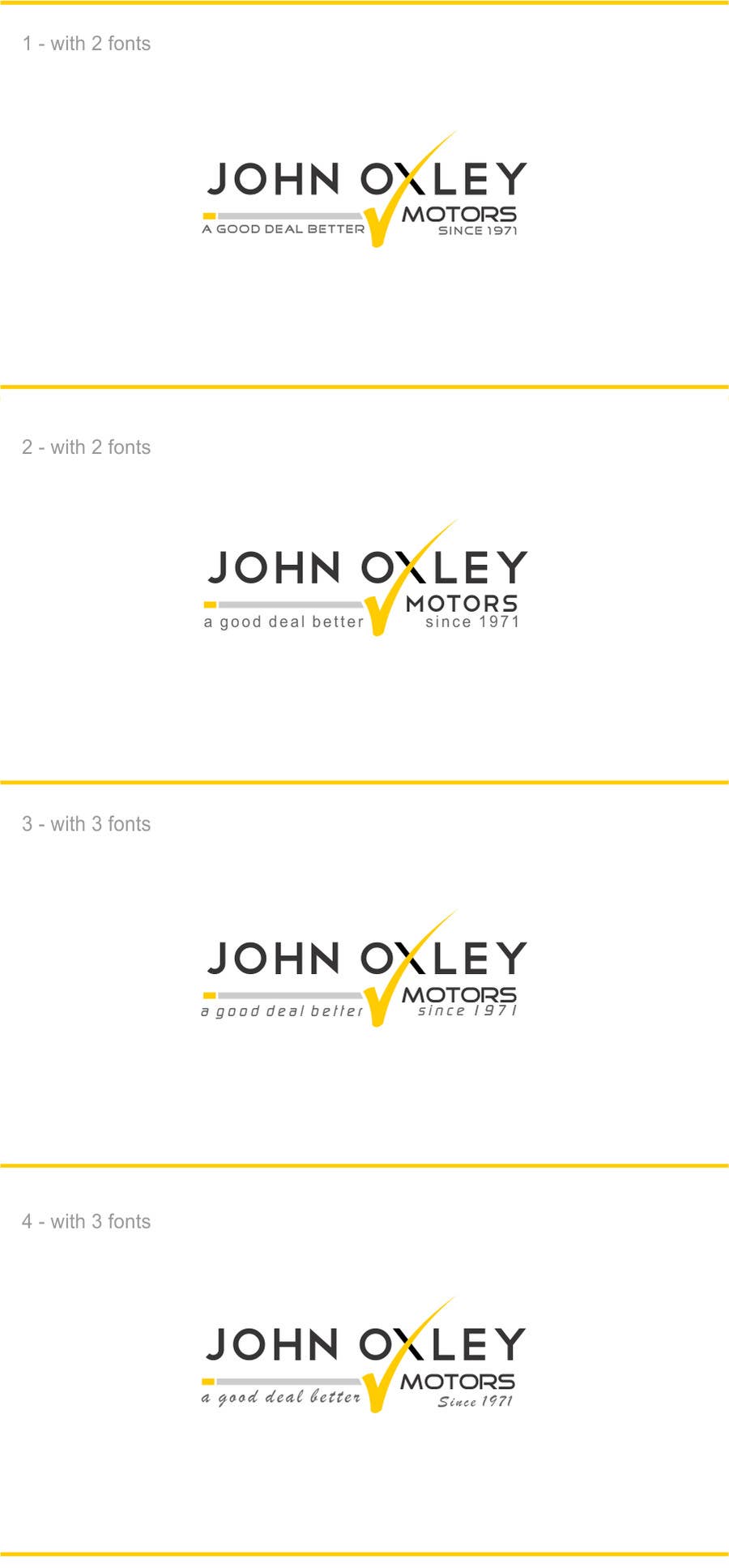 Proposition n°705 du concours                                                 Design a Logo for John Oxley Motors
                                            