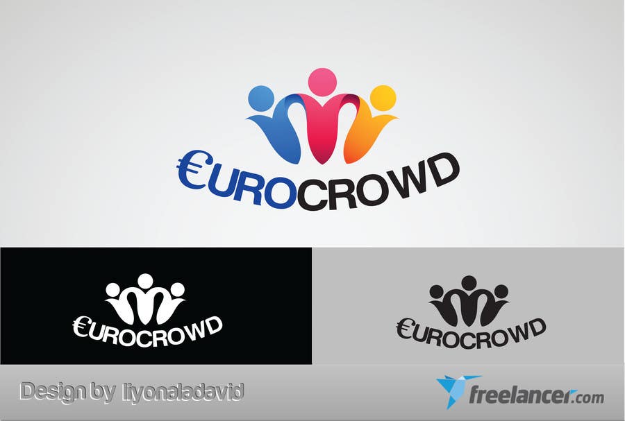 Penyertaan Peraduan #98 untuk                                                 Design a logo for EUROCROWD
                                            