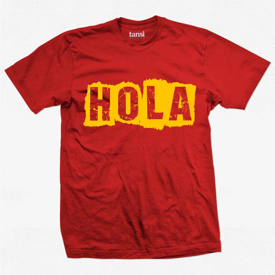 Penyertaan Peraduan #233 untuk                                                 Design a T-Shirt - Spanish Hello - Hola
                                            