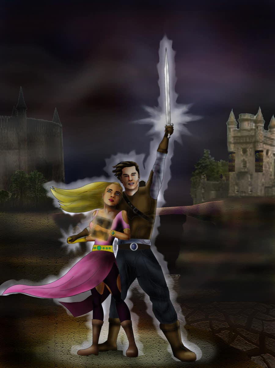 Kilpailutyö #18 kilpailussa                                                 Fantasy Novel Coverpage Illustration
                                            