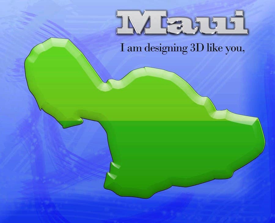 Kilpailutyö #4 kilpailussa                                                 I need some Graphic Design for maui map
                                            