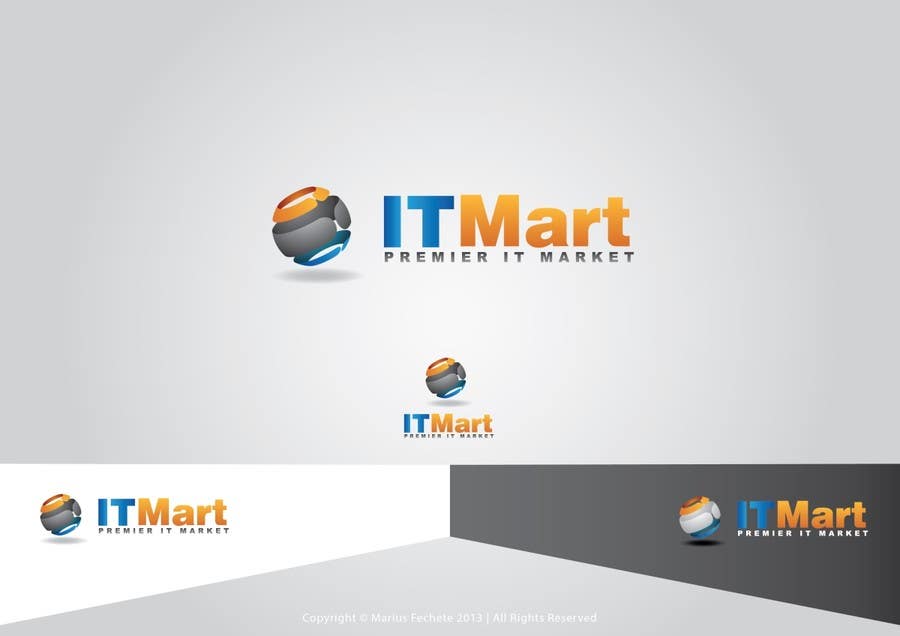Penyertaan Peraduan #42 untuk                                                 Design a logo for ITmart
                                            
