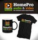 Predogledna sličica natečajnega vnosa #207 za                                                     Logo Design for HomePro Audio & Video
                                                