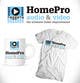 Ảnh thumbnail bài tham dự cuộc thi #215 cho                                                     Logo Design for HomePro Audio & Video
                                                