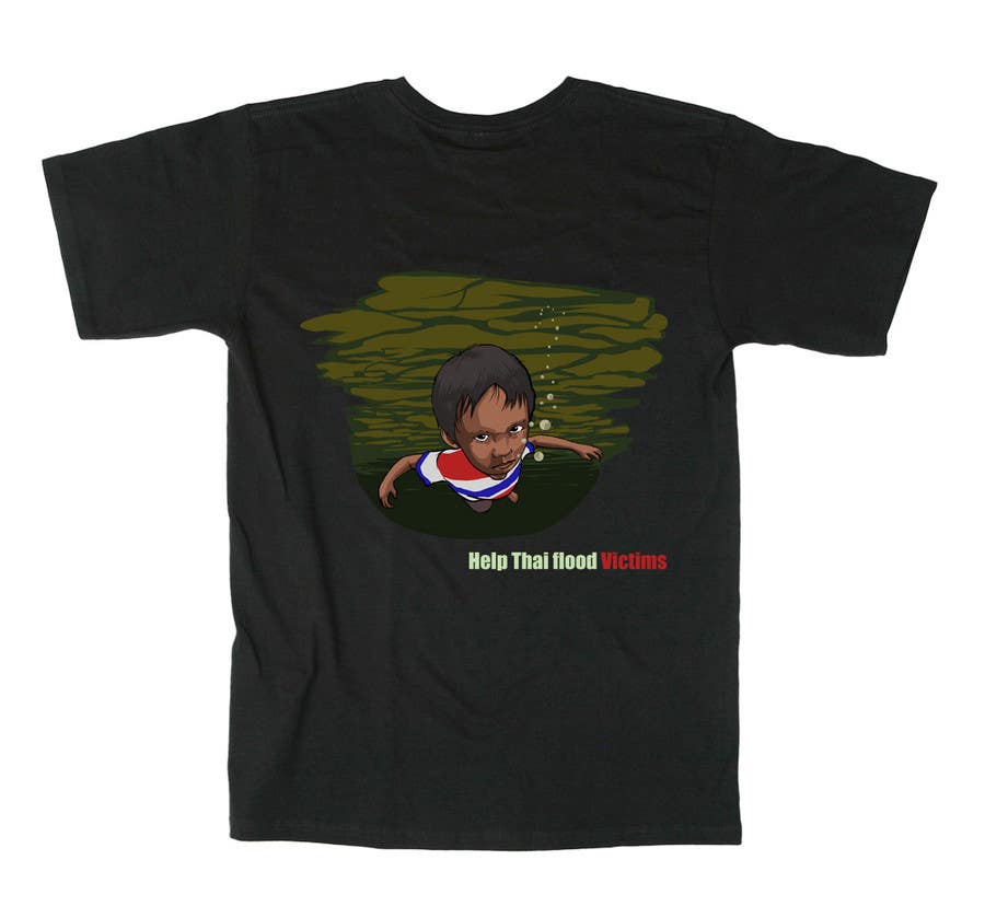 Natečajni vnos #86 za                                                 T-Shirt Design for Thai Flood Victims
                                            