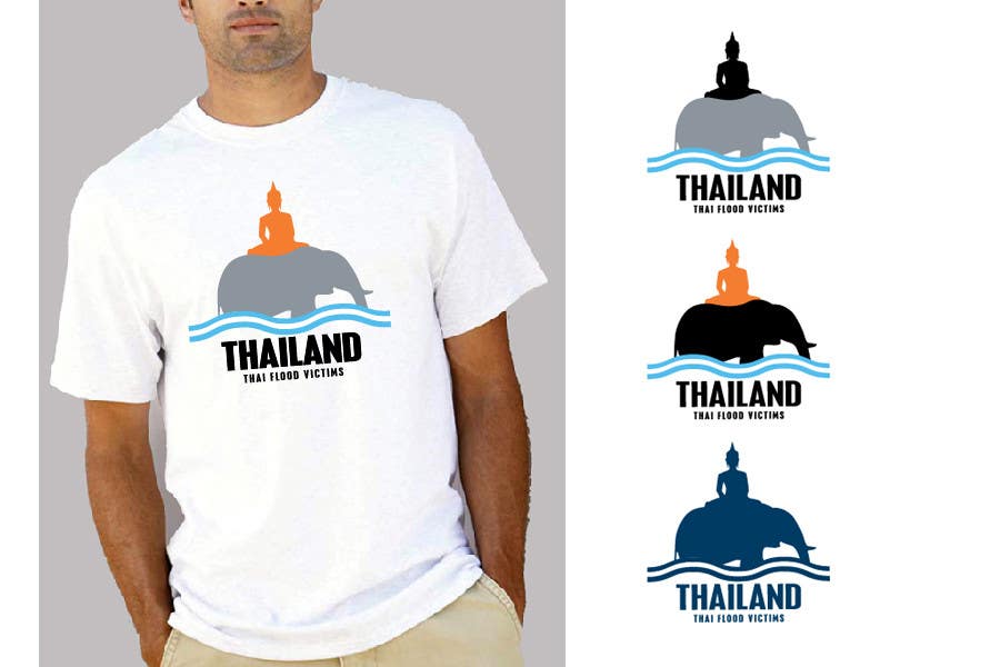 Inscrição nº 54 do Concurso para                                                 T-Shirt Design for Thai Flood Victims
                                            