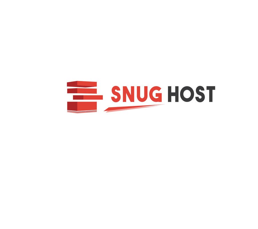 Host company. Logo hosting Company Red.