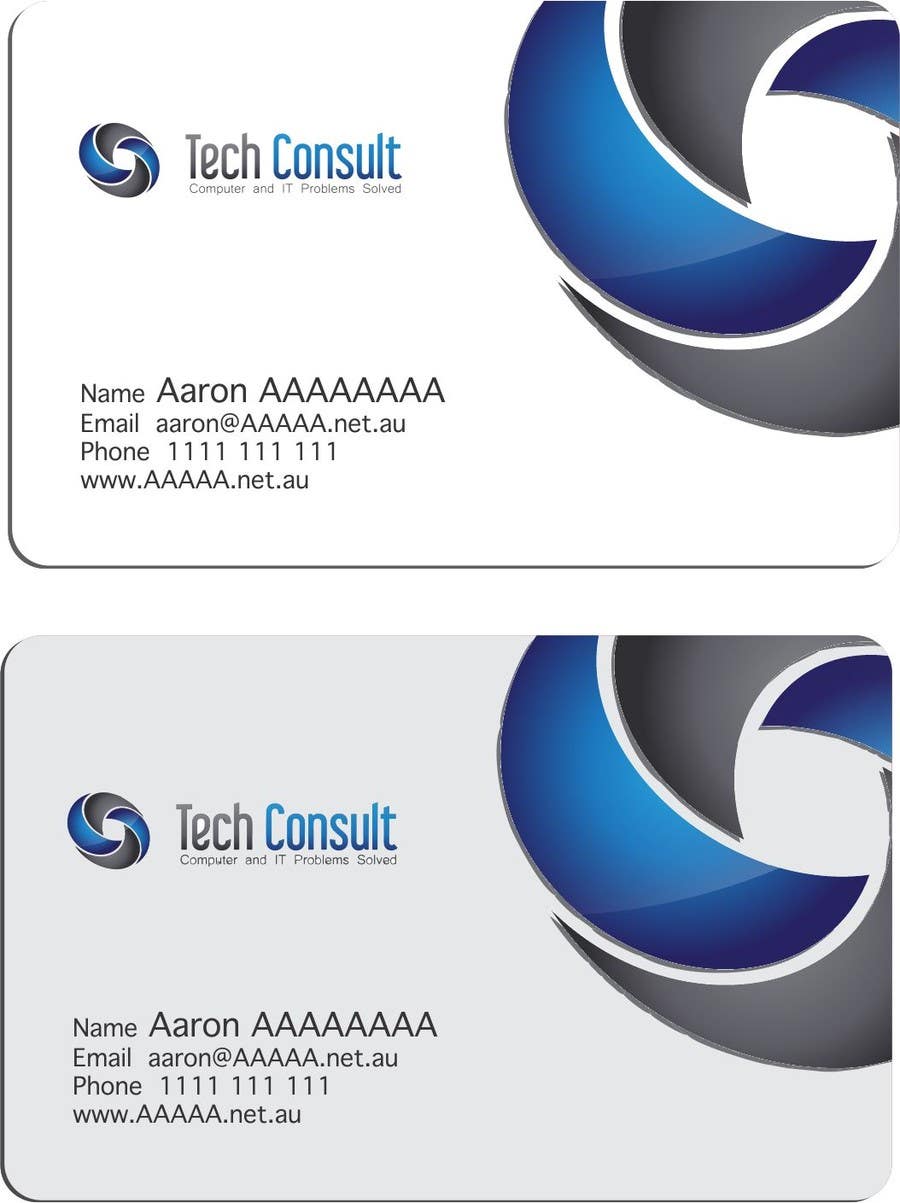 Inscrição nº 9 do Concurso para                                                 Design some Business Cards for Tech Consult
                                            