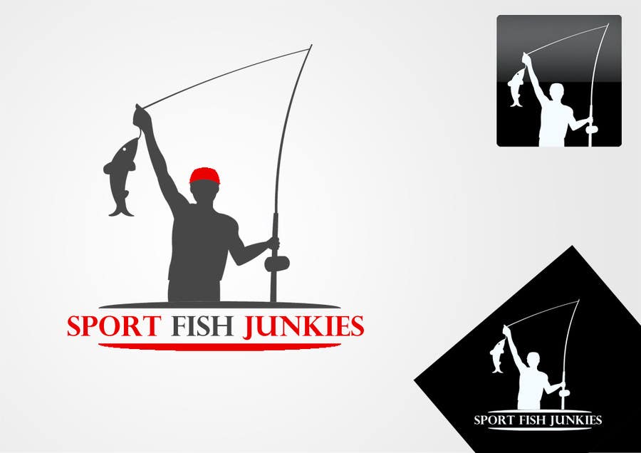 Penyertaan Peraduan #86 untuk                                                 Logo Design For Sport Fish Junkies Website
                                            
