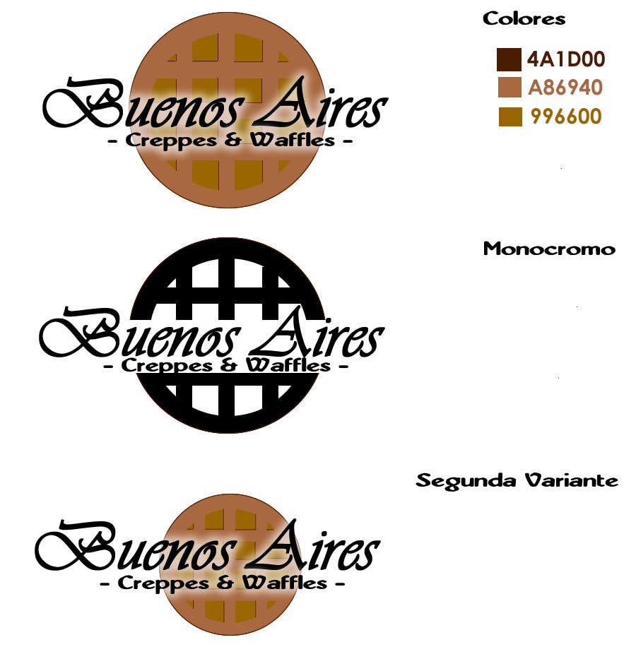 Inscrição nº 45 do Concurso para                                                 Diseñar un logotipo para Buenos Aires Crepes Y Waffles
                                            