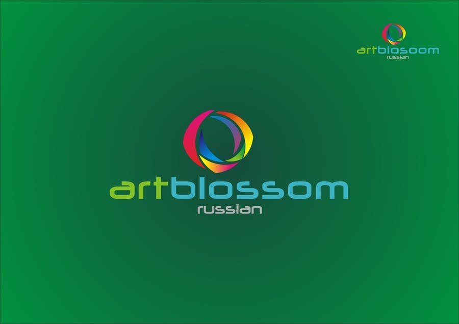 Kilpailutyö #350 kilpailussa                                                 Logo for Russian graphic design company Art-blossom.
                                            