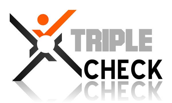 Inscrição nº 1 do Concurso para                                                 Triplecheck logo and stamp
                                            