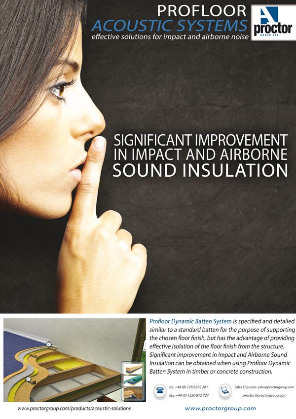 Penyertaan Peraduan #125 untuk                                                 Design an Advertisement for Acoustic Floor Solutions
                                            
