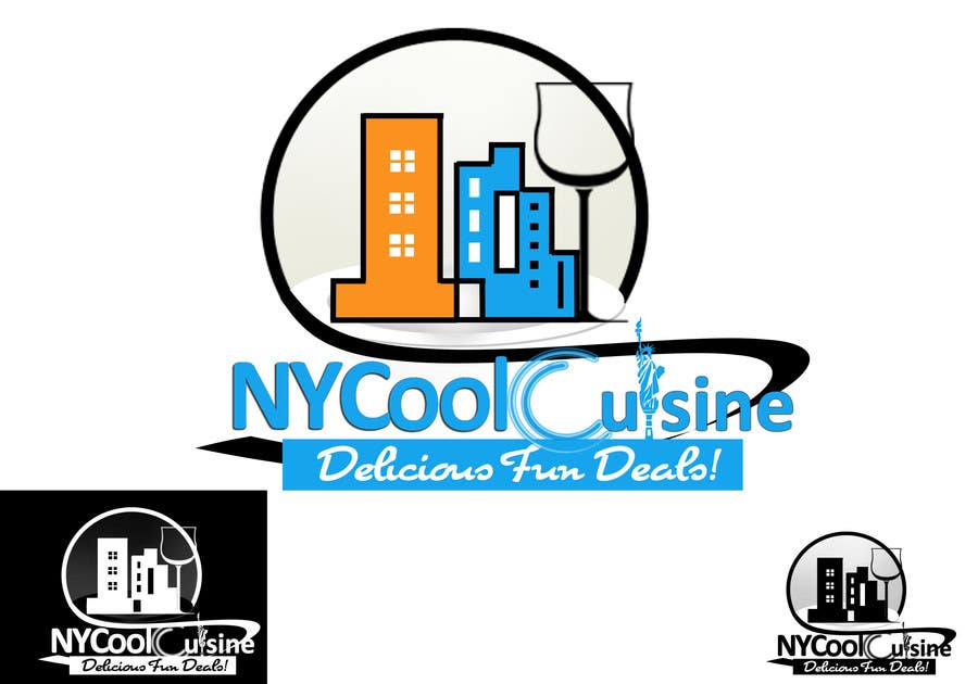 Penyertaan Peraduan #34 untuk                                                 Design a Logo for a New York Based Restaurant Website needed ASAP!
                                            
