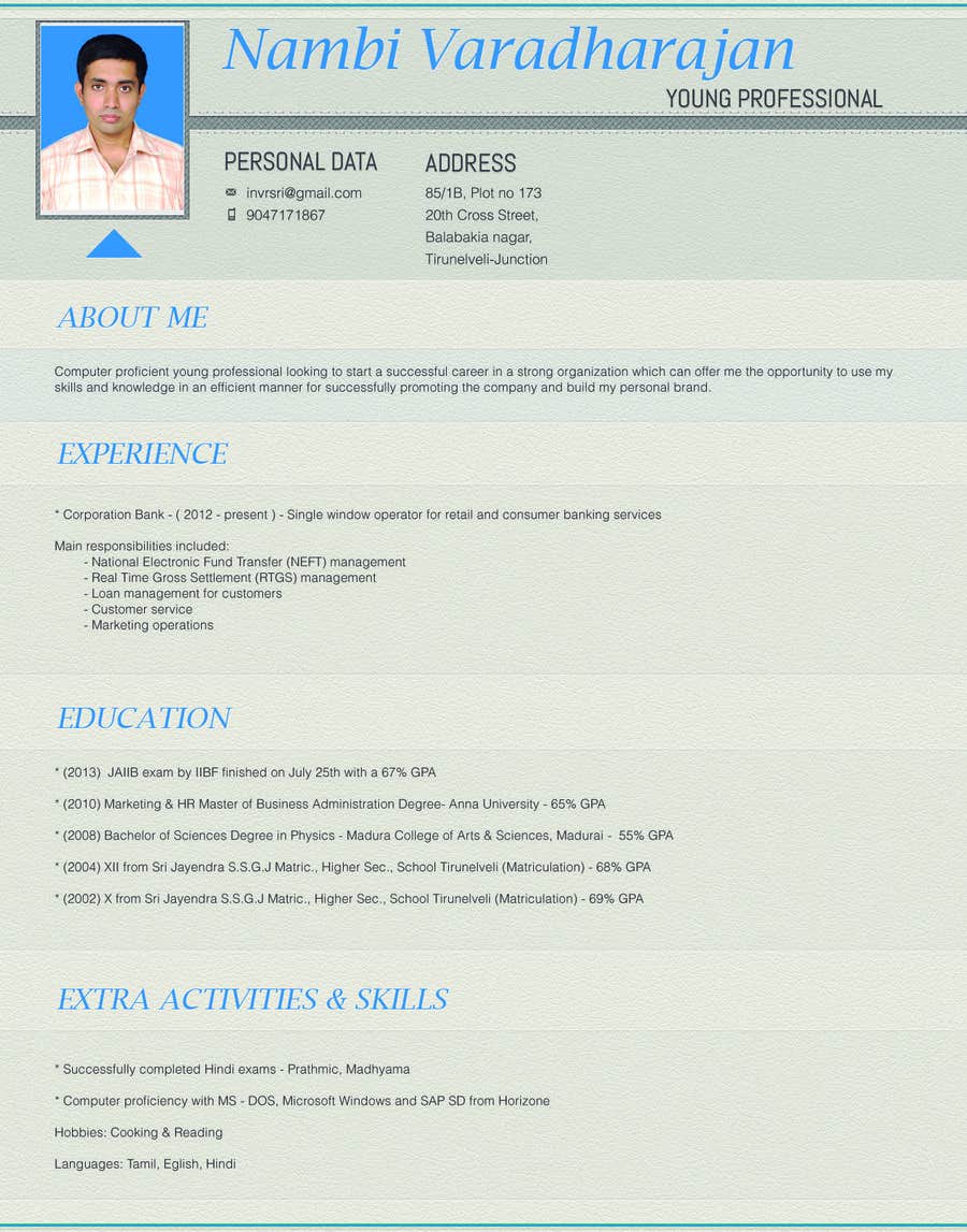 Penyertaan Peraduan #9 untuk                                                 write resume for me
                                            