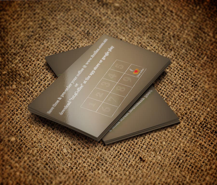 Konkurrenceindlæg #6 for                                                 Design a Cafe Business Card & Coffee Card on back
                                            