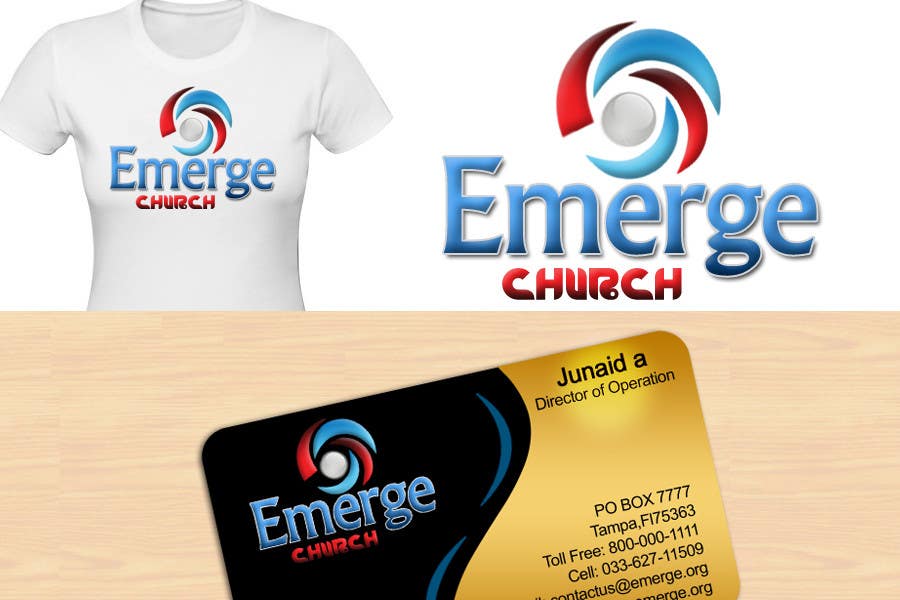 Wettbewerbs Eintrag #106 für                                                 Logo Design for EMERGE CHURCH
                                            