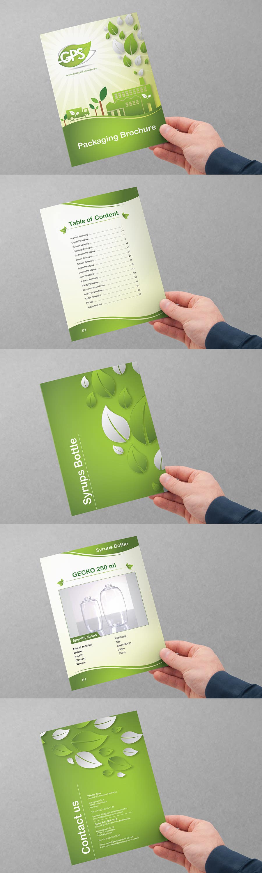 Bài tham dự cuộc thi #4 cho                                                 Design a Brochure for Green Pack Services
                                            