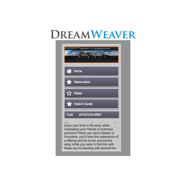 
                                                                                                                        Konkurrenceindlæg #                                            4
                                         for                                             DreamWeaver Design psd
                                        