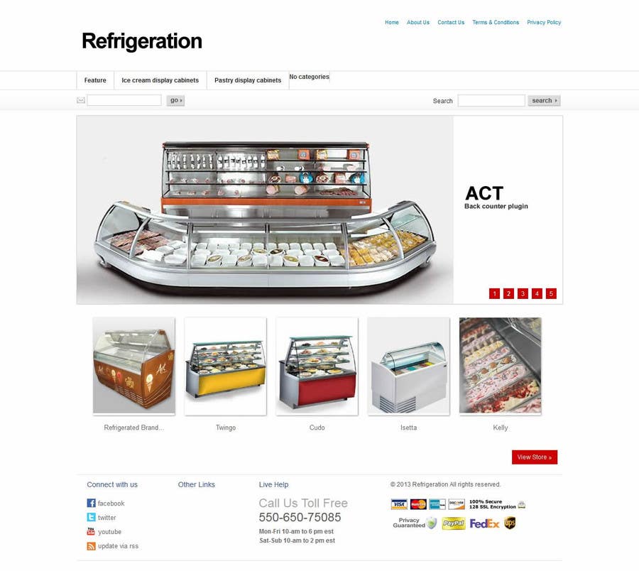 Konkurrenceindlæg #4 for                                                 Build a Website for refrigeration
                                            