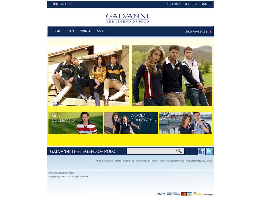 Inscrição nº 33 do Concurso para                                                 Website Design for Galvanni
                                            