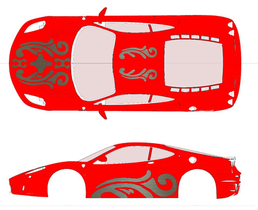 Bài tham dự cuộc thi #11 cho                                                 Design Car Vinyl/Sticker for Ferrari F430
                                            