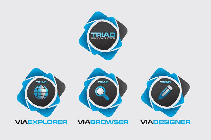 Kilpailutyö #221 kilpailussa                                                 Logo Design for Triad Semiconductor
                                            