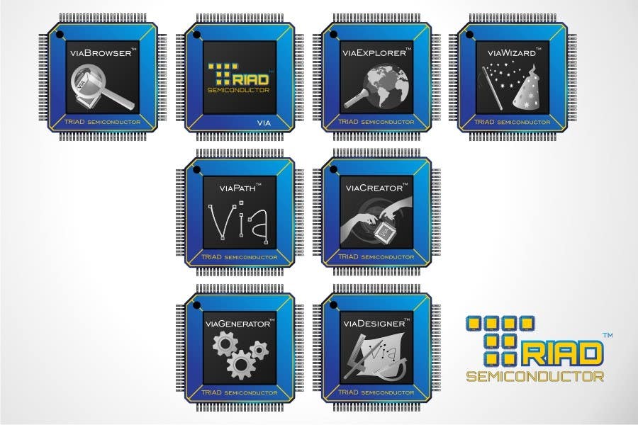 Конкурсна заявка №340 для                                                 Logo Design for Triad Semiconductor
                                            