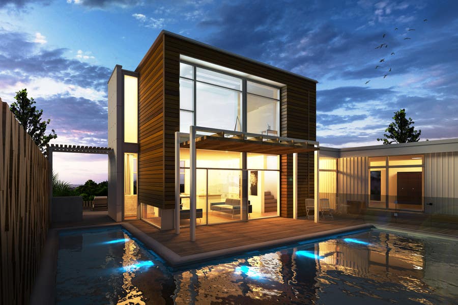 Penyertaan Peraduan #14 untuk                                                 3D design with photo quality for house - exterior and interior
                                            