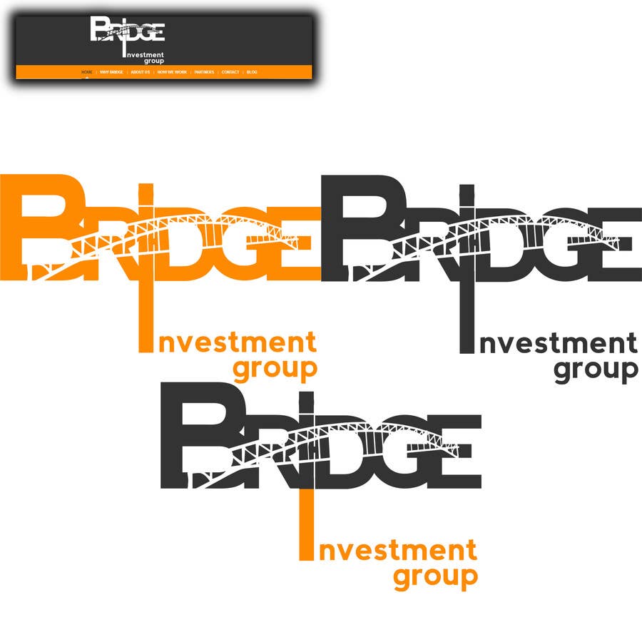 ผลงานการประกวด #107 สำหรับ                                                 UPDATED BRIEF - Arty Logo for Bridge Investment Group
                                            