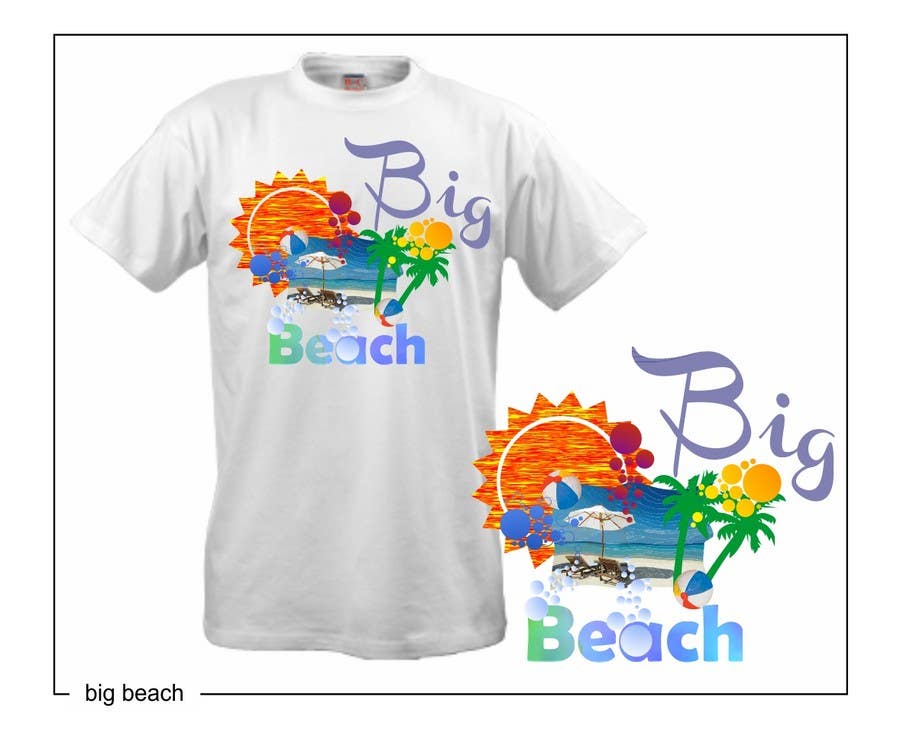 Intrarea #94 pentru concursul „                                                Tshirt design for Big Beach
                                            ”