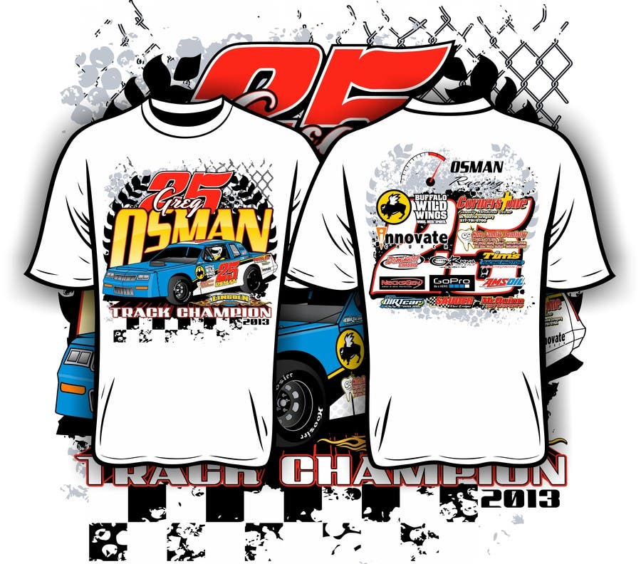 Proposition n°18 du concours                                                 Design a T-Shirt for Osman Racing
                                            