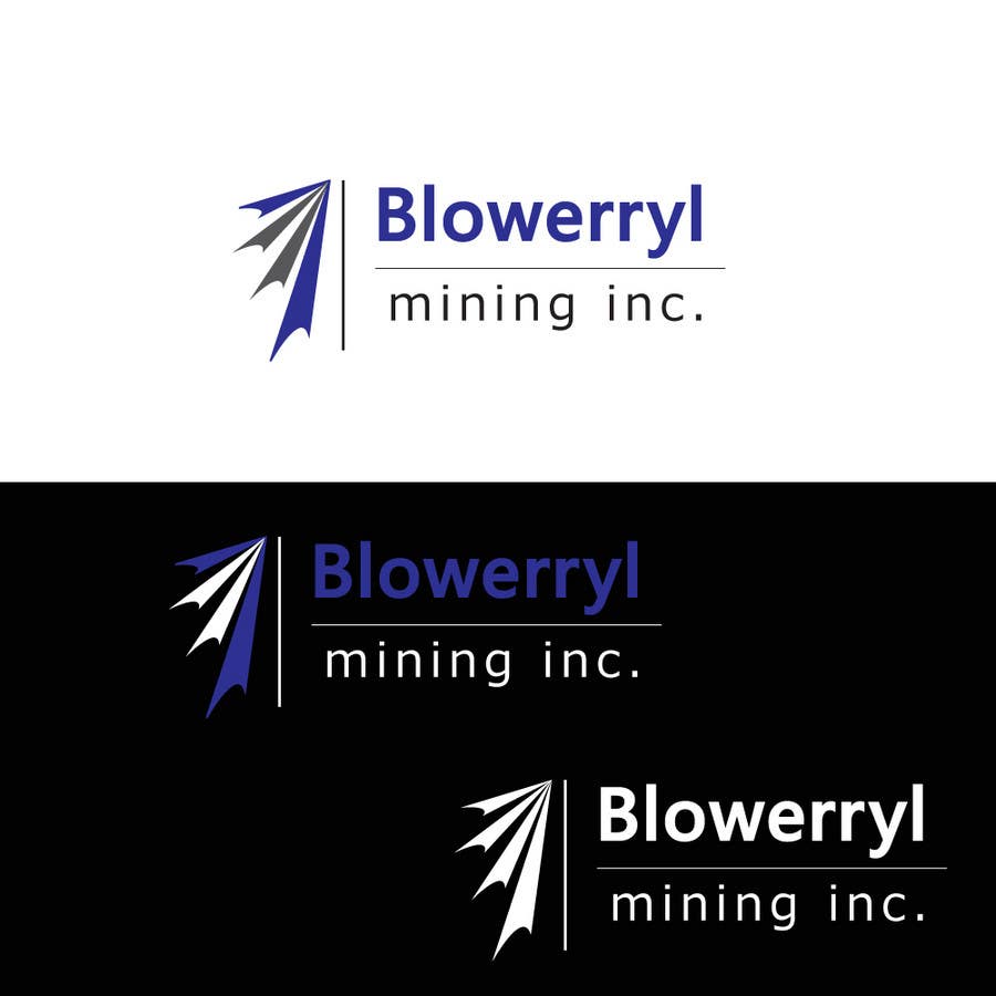 Wettbewerbs Eintrag #552 für                                                 Logo Design for Blowerryl Mining Inc -Mining ,Trading / Import Export(IronOre,NickelOre,Coal)
                                            