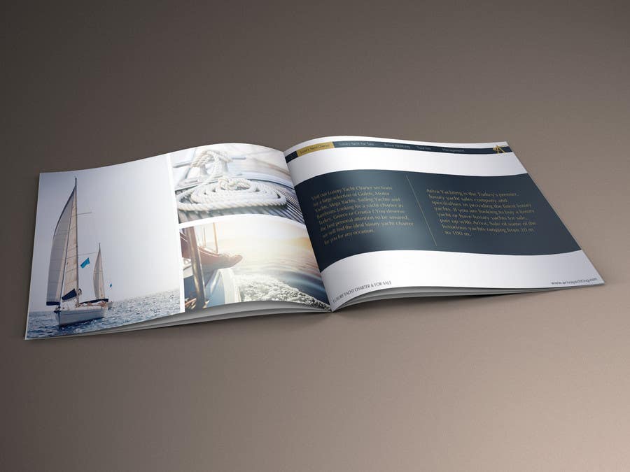 Inscrição nº 1 do Concurso para                                                 Desing a brochure for Yachting Company
                                            