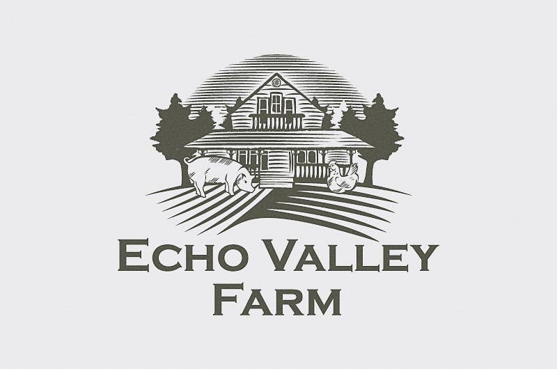 Intrarea #446 pentru concursul „                                                Logo Design for Echo Valley Farm
                                            ”
