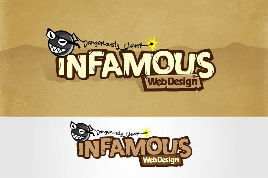 Intrarea #204 pentru concursul „                                                Logo Design for infamous web design: Dangerously Clever
                                            ”