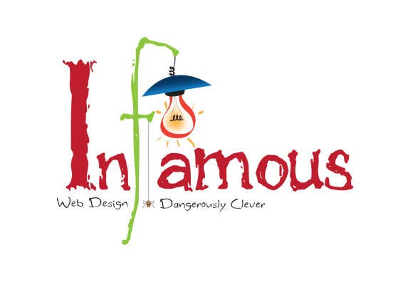 ผลงานการประกวด #162 สำหรับ                                                 Logo Design for infamous web design: Dangerously Clever
                                            